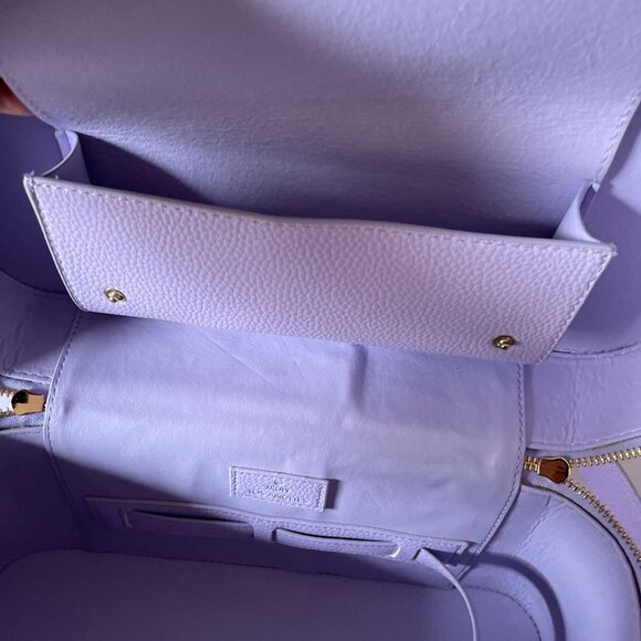 Truly Beauty Amalfi Luxury Vegan Leather Travel Trunk in Lilac - Picture 8 of 14